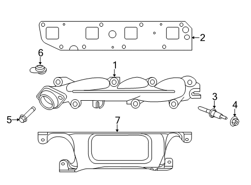2021 Ram 1500 Classic Exhaust Manifold Diagram 2 - Thumbnail