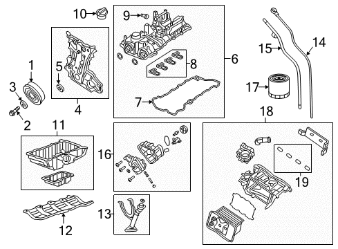 2023 Jeep Wrangler Engine Parts & Mounts, Timing, Lubrication System Diagram 1 - Thumbnail