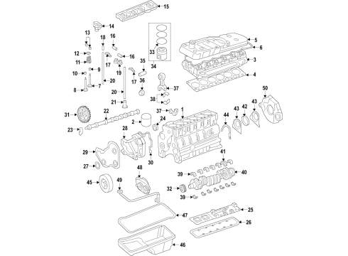 2021 Ram 2500 Engine Parts & Mounts, Timing, Lubrication System Diagram 4 - Thumbnail