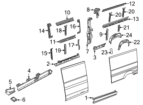 2023 Ram ProMaster 3500 Inner Structure  Diagram 3 - Thumbnail
