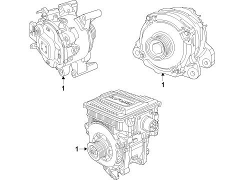 2023 Ram 1500 Alternator Diagram 1 - Thumbnail