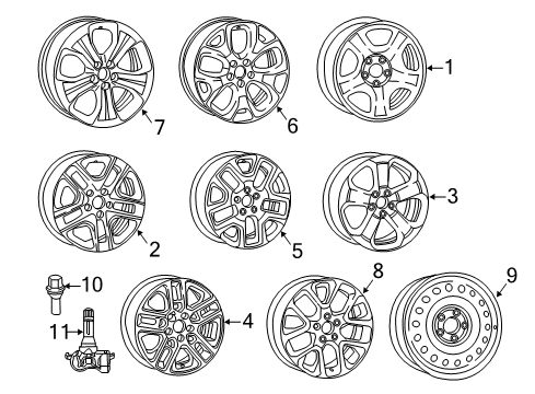 2022 Jeep Compass Wheels Diagram