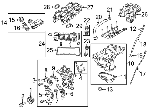 2023 Jeep Gladiator Engine Parts & Mounts, Timing, Lubrication System Diagram 2 - Thumbnail