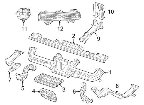 2024 Jeep Wrangler Ducts Diagram