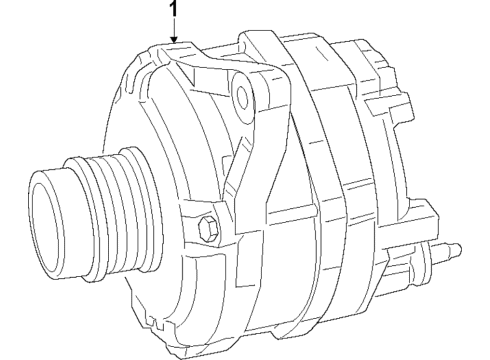 2022 Jeep Compass Alternator Diagram 1 - Thumbnail