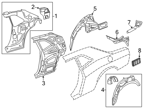 2022 Dodge Challenger Inner Structure  Diagram