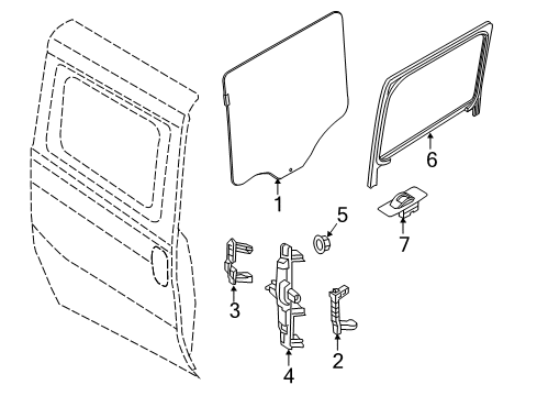 2021 Ram ProMaster City Sliding Door, Electrical Diagram 1 - Thumbnail
