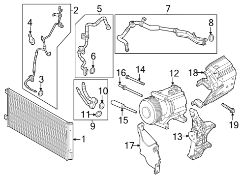 2024 Dodge Hornet Discharge Line Diagram for 68624197AA