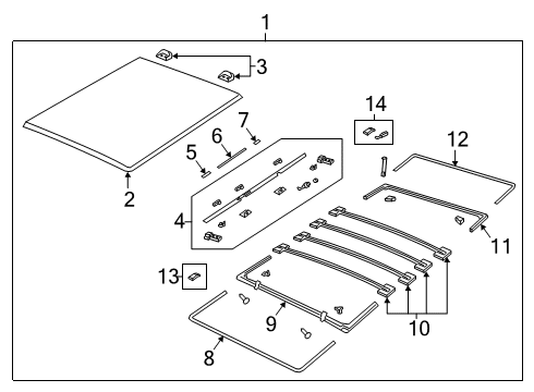 2023 Ram 1500 Exterior Trim - Pick Up Box Diagram 5 - Thumbnail
