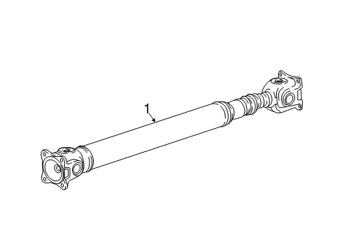 2022 Dodge Challenger Drive Shaft  Diagram