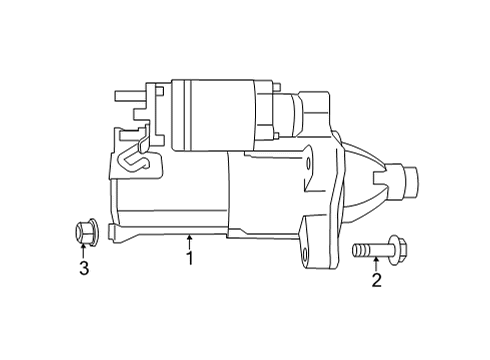 2023 Jeep Gladiator Starter Diagram 1 - Thumbnail