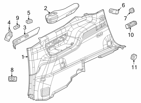 2023 Jeep Grand Wagoneer L Lift Gate - Electrical Diagram 2 - Thumbnail