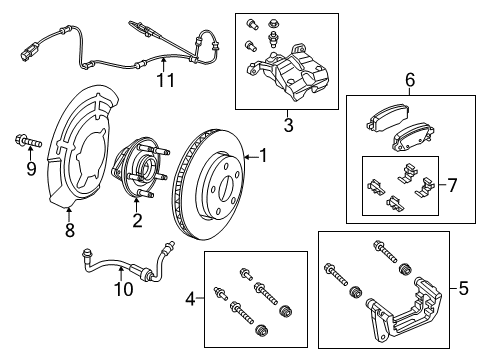 2022 Jeep Cherokee Brake Components Diagram 3 - Thumbnail