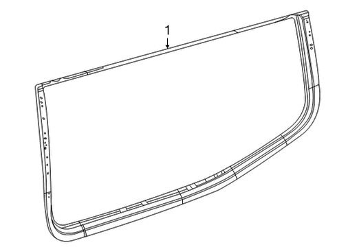 2023 Jeep Wagoneer Glass & Hardware  Diagram