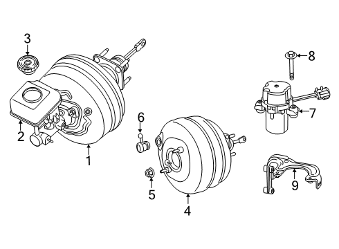 2022 Ram 2500 Dash Panel Components Diagram 3 - Thumbnail