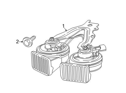 2022 Chrysler Voyager Horn Diagram