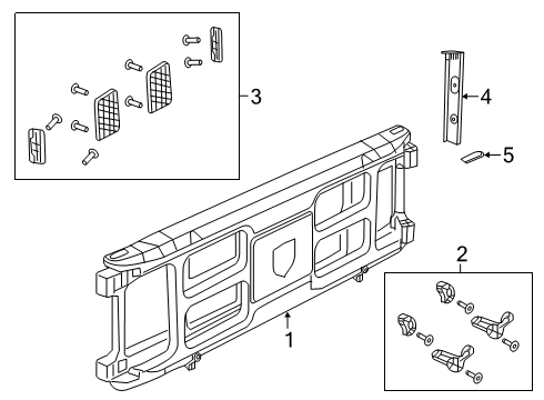 2023 Ram 3500 Exterior Trim - Pick Up Box Diagram 3 - Thumbnail