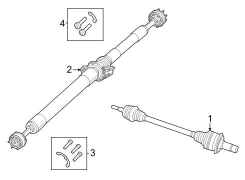2024 Jeep Grand Cherokee Drive Axles  Diagram