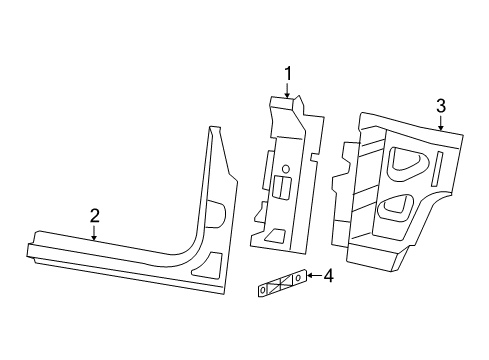 2023 Jeep Wrangler Hinge Pillar Diagram 2 - Thumbnail