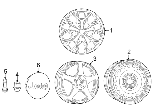 2024 Jeep Grand Cherokee Wheels Diagram 5 - Thumbnail