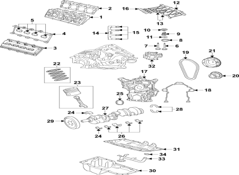 2023 Dodge Durango Engine Parts & Mounts, Timing, Lubrication System Diagram 7 - Thumbnail