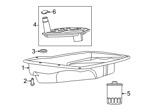 2021 Ram 1500 Classic Transmission Components Diagram 1 - Thumbnail