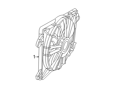 2022 Dodge Challenger Cooling System, Radiator, Water Pump, Cooling Fan Diagram 1 - Thumbnail