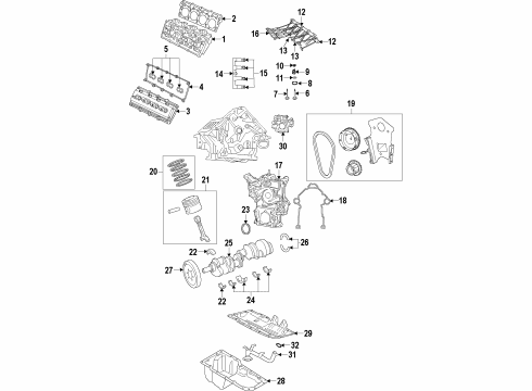 2021 Dodge Charger Engine Parts & Mounts, Timing, Lubrication System Diagram 5 - Thumbnail