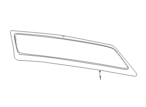 2023 Ram 3500 Glass & Hardware  Diagram 1 - Thumbnail