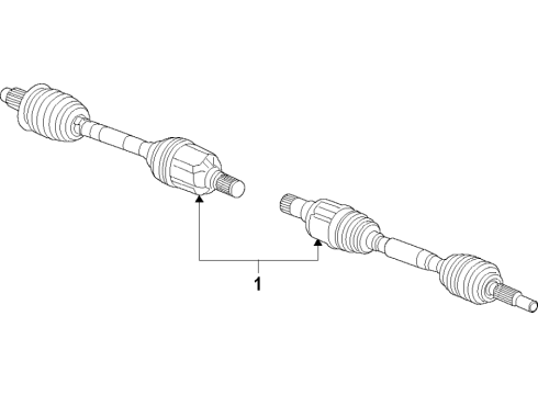 2023 Jeep Compass Output Shaft Seal Diagram for 68617937AA