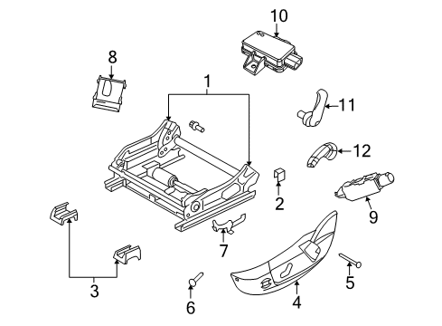 2009 Dodge Challenger Memory Switch Diagram for 68442836AA