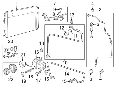 2023 Chrysler 300 A/C Compressor Diagram 1 - Thumbnail