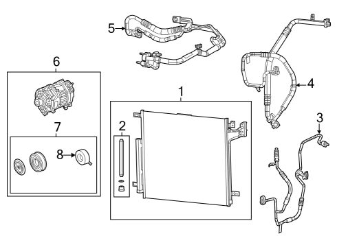 2022 Jeep Grand Cherokee A/C Compressor Diagram 3 - Thumbnail