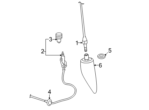 2023 Ram 1500 Classic Antenna & Radio Diagram 1 - Thumbnail