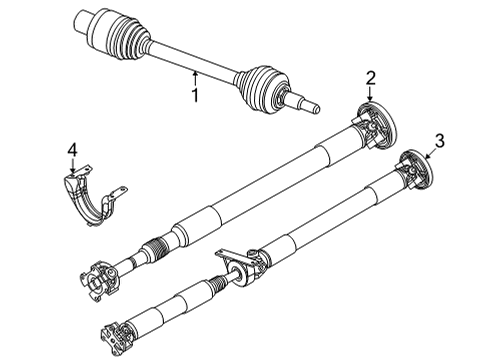 2023 Jeep Wagoneer L Drive Axles  Diagram