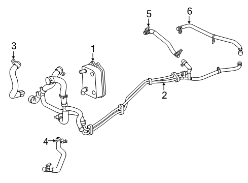 2021 Chrysler Pacifica Trans Oil Cooler Diagram 1 - Thumbnail