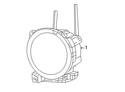 2024 Jeep Wrangler Headlamp Components Diagram 2 - Thumbnail