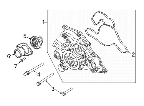 2022 Dodge Challenger Water Pump Diagram 2 - Thumbnail
