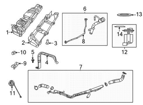 2021 Jeep Wrangler Cap Diagram for 68412848AE