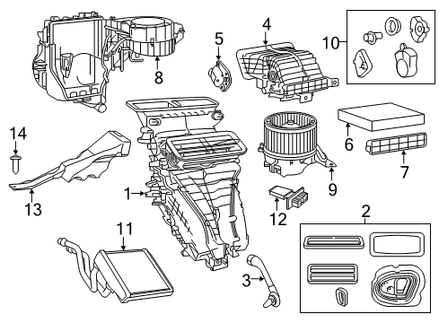 2022 Ram ProMaster City Expansion Valve Diagram for 68346060AA