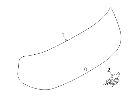 2022 Jeep Compass Glass  Diagram