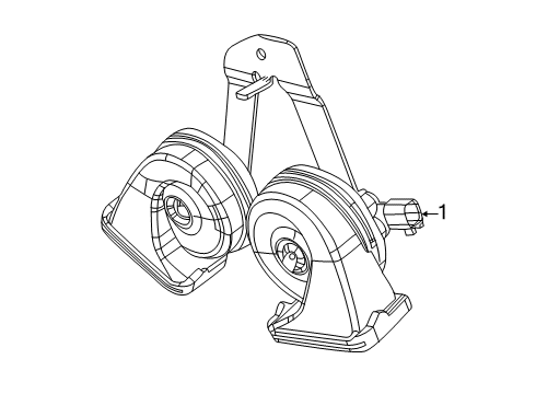 2023 Ram 1500 Horn Diagram