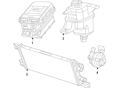 2022 Jeep Wrangler Battery, Cooling System  Diagram 1 - Thumbnail