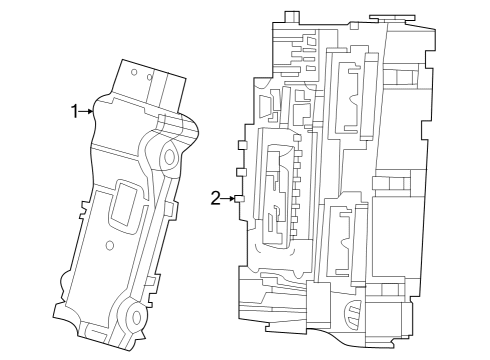 2024 Dodge Hornet Body Control Module Diagram for 68613456AA