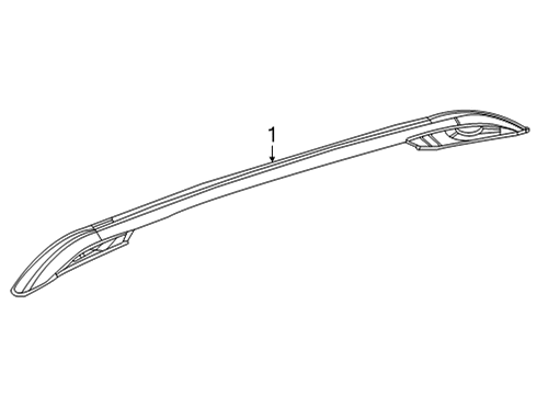 2021 Jeep Grand Cherokee L Luggage Carrier Diagram 2 - Thumbnail
