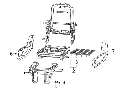 2022 Chrysler Voyager Tracks & Components Diagram 4 - Thumbnail