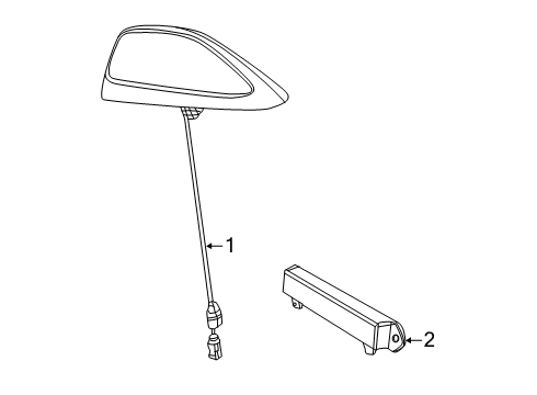2023 Ram 2500 Antenna & Radio Diagram
