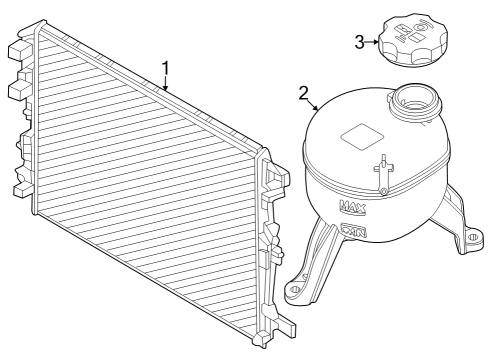2024 Dodge Hornet Intercooler  Diagram 1 - Thumbnail