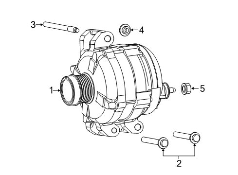 2023 Ram 1500 Classic Alternator Diagram 1 - Thumbnail