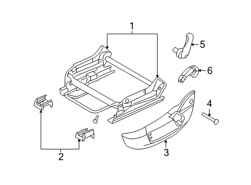 2022 Dodge Challenger Tracks & Components Diagram 2 - Thumbnail